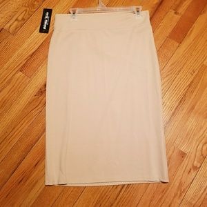 NEW Tan Pencil skirt